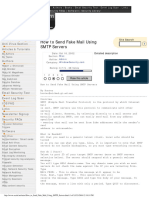 How To Send Fake Mail Using SMTP Servers