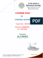 Course File Sample Document-ECE Dept