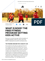 What Is BOKS - The Free Fitness Program Getting Kids Active (Addidas)