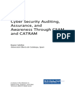 Cyber Security Auditing, Assurance, and Awareness Through CSAM and CATRAM-Regner Sabillon