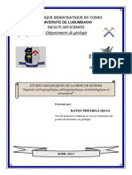 Etude Geologique de La Mine de Kishiba F