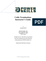 Cable Terminations Instructors Guide