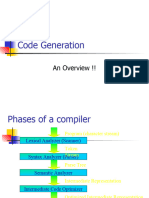 Lec 12 - Code Generator