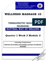 Wellness-Massage Module Q1 W3