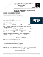 XII Term 1 Examination SET A QP 2022-23