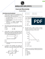 660f719239754b00188d0a8c - ## - Current Electricity - Practice Sheet - Lakshya JEE AIR Recorded 2025