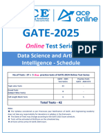 DA GATE-2025 Schedule