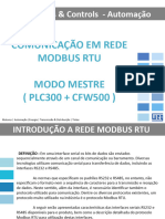 Treinamento PLC 300 REDE MODBUS RTU MESTRE