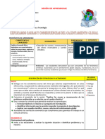 S1 Sesión 3 Explicamos Causas y Consecuencias Del Calentamiento Global