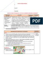 S1 Sesión 5 Leemos El Texto "El Derecho A Vivir en Un Ambiente Adecuado y Saludable"