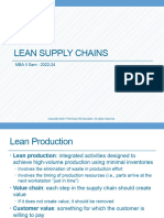 Lean Supply Chain