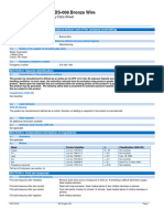 WSDS-008 Bronze Wire SDS (EN) Rev. A