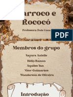 Seminário Barroco e Rococó 