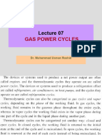 Lecture 07 Gas Power Cycles New