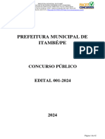 Prefeitura Municipal de Itambé/Pe: Concurso Público