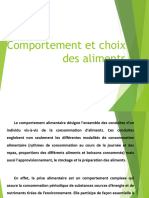 Comportement Et Choix Des Aliments MEDJEKANE 1