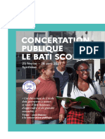 Synth Se de La Concertation Publique Sur Le B Ti Scolaire PDF 37889 Copie