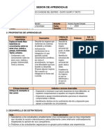 SESION de APRENDIZAJ2 Cuiemos La Higiene DL Gusto