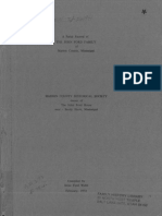 County, Mississippi: A Pariai Record The John Ford Family of Marion