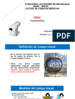 Campimetria y Defectos Campimetricos