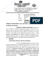 Nulidad de Actos Procesales Notificacion Piura - Bertha Flores Salvador