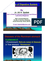 Ruminal Acidosis/Rumen Overload For Vet. Students /ali Sadiek