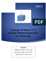 TP N 3 - Estado Bidimensional de Los Esfuerzos