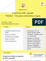 Esporte de Rede e Parede: Voleibol - Um Pouco de História e Regras