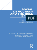 Social Democracyandthe Ruleof Law Routledge 1