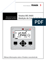 Manual Stratos MS A405 Cond PT BR Knick