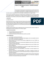 Bases Actualizadas para El Concurso de Canto y Teatro en Ingles 2024