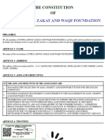 Incorporated Trustee Constitution