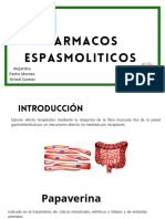 Fármacos Edpasmoliticos