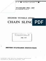 Bs 2902-1957 (Higher Tensile Steel Chain Slings)