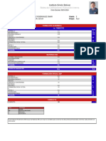 Boleta de Calificaciones Evaluación Interna: Instituto Simón Bolívar