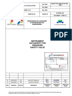 Instrument Data Sheet For Pressure Safety Valve Rev B Ifa