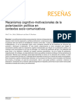 Jost, J. (2022) Mecanismos Cognitivo-Motivacionales de La Polarización Política