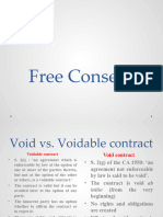 Free Consent (Short Notes)