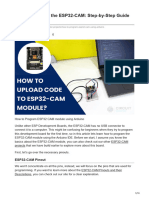 How To Program The ESP32-CAM Step-by-Step Guide For Beginners