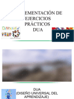 Implementación Ejercicios Prácticos DUA Inclusión Educativa