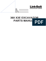 360 X3e Excavator Parts Manual - A4