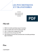 Troubles Psychotiue Aigue Et Transitoire