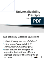 Presentation Universalizability Principle