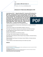 Adjunctive Dexamethasone For Tuberculous Meningitis in HIVPositive Adults