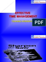 8 - Effective Time Management (Four Quadrants, Important, Urgent, Not Important, Not Urgent)