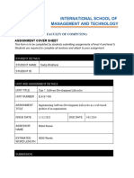 Assignment Cover Sheet - IT