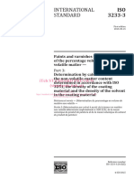 ISO-3233-3 Paints and Varnishes - Determination of The Percentage Volume of Non-Volatile Matter