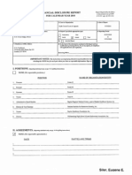 Eugene E Siler Financial Disclosure Report For 2010