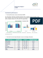 Investment Fund Performance Report