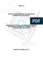 Proceso Constructivo de Preliminares Redes Secas